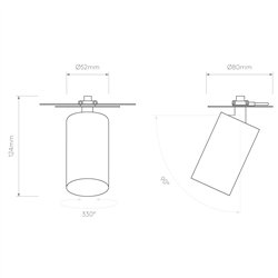 Astro Can 50 Recessed | Foco empotrado