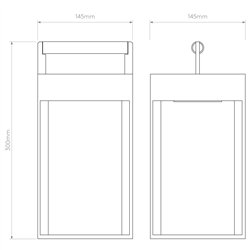 Astro Kuro 250 | Lámpara de piso