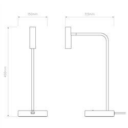 Astro Enna Desk USB C | Lámpara de mesa
