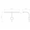 Astro Mondrian 400 Frame Mounted LED | Lámpara de pared
