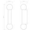 Astro Ortona Twin | Lámpara de pared