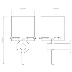 Astro Arezzo Wall | Lámpara de pared