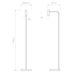 Astro Enna Floor LED | Lámpara de piso