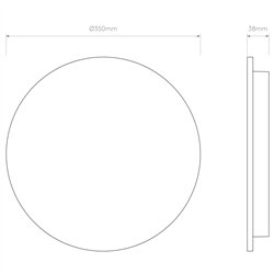 Astro Eclipse Round 350 | Lámpara de pared