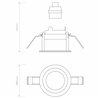 Astro Pinhole Slimline Round Fixed Fire-Rated IP65 | Foco empotrado