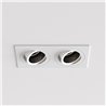 Astro Pinhole Square Twin Adjustable | Foco empotrado