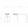 Astro Miura Swing Arm | Lámpara de pared