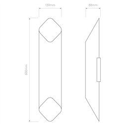 Astro Ako 600 Phase | Lámpara de pared