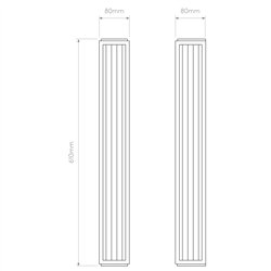 Astro Boston 600 | Lámpara de pared