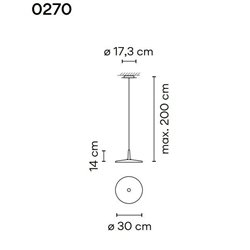 Vibia Skan 30 suspension lamp