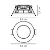 Nordlux Leonis [IP65] 1-Kit lugar empotrado