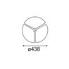 Modular Cover Plate Flat Moon 450
