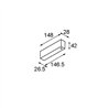 Modular Power Feed Canopy Surface Square 5P DE