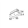 Modular Track 230V Recessed Cover Plate Power Feed