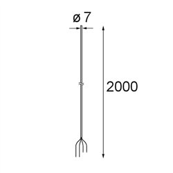 Modular Power Feed Cable 2000 4x1,5