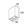 Modular Sulfer Wall Up/Down 2x LED DI | Lámpara de pared