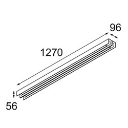 Modular United Surface 1274 2x LED DI | Lámpara de techo / Lámpara de pared