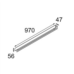 Modular United Surface 974 1x LED DI | Lámpara de techo / Lámpara de pared