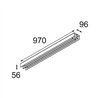 Modular United Surface 974 2x LED DI | Lámpara de techo / Lámpara de pared