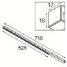 Modular Pista Linear Spots Track 48V 710 1x LED | iluminación de la pista