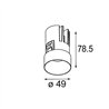 Modular Minude Recessed Trimless 49 1x IP54 LED DE | Foco empotrado