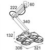 Modular Nomad Surface Adjustable 4x LED AR111 DI | Lámpara de techo