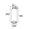 Modular Charlatan Track 230V Adjustable 85 1x LED DI | iluminación de la pista