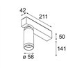 Modular Kogel Surface Adjustable 58 1x LED DI | Lámpara de techo / Lámpara de pared
