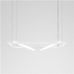 Modular Geometry Suspended Adjustable 672x1288 2x LED DE | Lámpara de suspensión