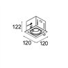 Modular Mini-Multiple Recessed Adjustable GU10 1x | Foco empotrado