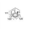 Modular Mini-Multiple Recessed Adjustable M-LED 1x DE | Foco empotrado