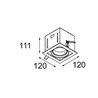 Modular Mini-Multiple Smart Ring Recessed Adjustable 1x LED DE | Foco empotrado
