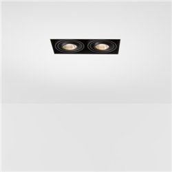 Modular Mini-Multiple Recessed Trimless Adjustable M-LED 2x DE | Foco empotrado