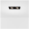 Modular Mini-Multiple Recessed Trimless Adjustable M-LED 2x DE | Foco empotrado