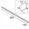 Modular Pista Linear Light Track 48V 636 1x LED | iluminación de la pista