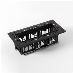 Modular Qbini Frame Recessed Trimless 3x | Foco empotrado