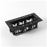Modular Qbini Frame Recessed Trimless 3x | Foco empotrado