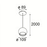 Modular Smart Ball Suspended 82 1x DE | Lámpara de suspensión