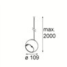 Modular Marbul Kompas Suspended Adjustable 109 1x LED DE | Lámpara de suspensión