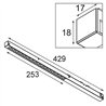Modular Pista Linear Spots Track 48V 429 1x LED | iluminación de la pista