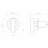 Astro Enna Recess Switched LED | Lámpara de pared