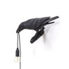 SELETTI Bird Lamp  Left Outdoor Black