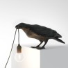 SELETTI Bird lamp Playing Indoor Black