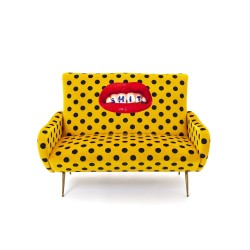 SELETTI Toiletpaper Two Seater Sofa - Shit