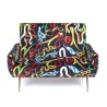 SELETTI Toiletpaper Two Seater Sofa - Snakes