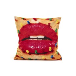 SELETTI Toiletpaper Pillow  - Mouth With Pins