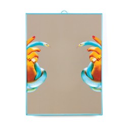 SELETTI Toiletpaper Mirror 30x40 cm - Hands With Snakes