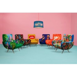 SELETTI Toiletpaper Armchair  - Flowers