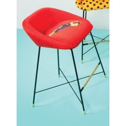 SELETTI Toiletpaper High Stool - Revolver