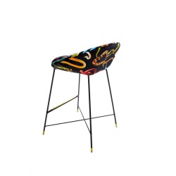 SELETTI Toiletpaper High Stool - Snakes